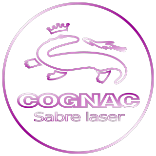Logo de la section sabre laser du Cercle de l'épée de Cognac