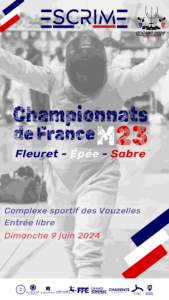 Cognac organise les Championnats de France M23 d’escrime