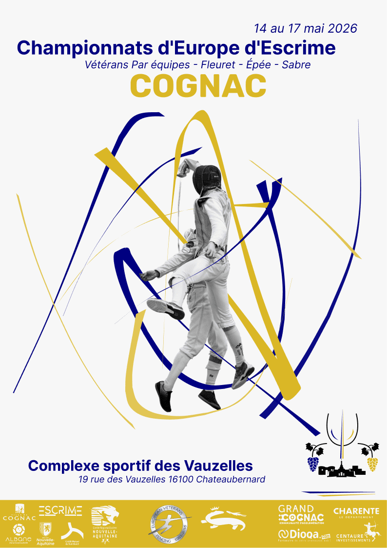 Affiche des Championnats d'Europe Vétérans par équipe 2026